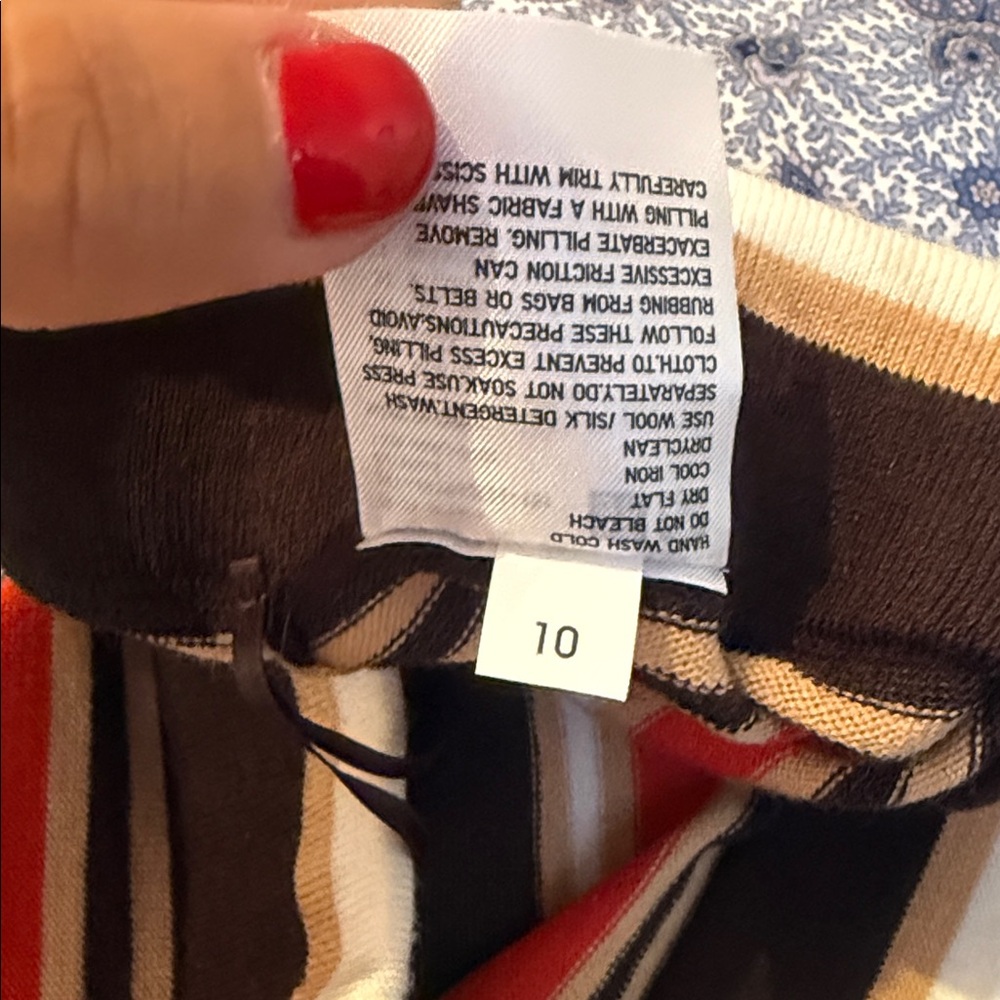 Marni x Uniqlo Multicolor Striped Pencil Skirt xs - Picture 9 of 10
